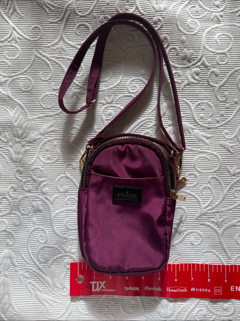 Kedzie Small Crossbody Bag in Plum